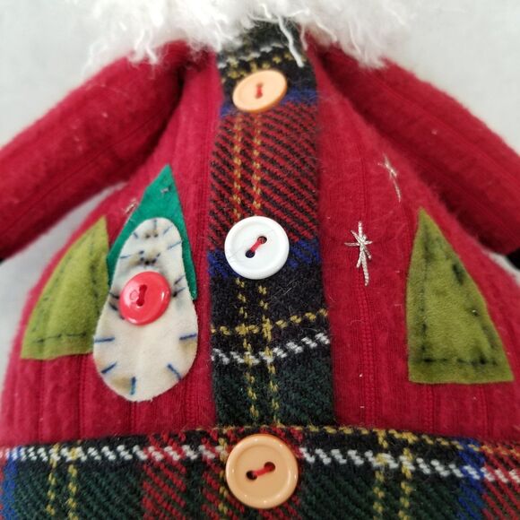 Vintage Russ Berrie & Co snowman santa shelf sitter the Christmas sampler - Picture 6 of 11